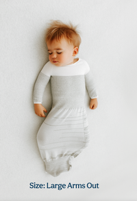 Grey Arms Out™ Long Sleeve Sleep Sack