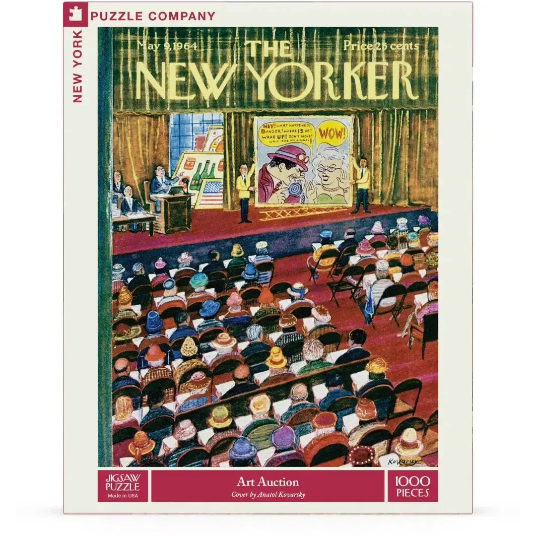 Art Auction 1000 Piece Jigsaw Puzzle NYPC
