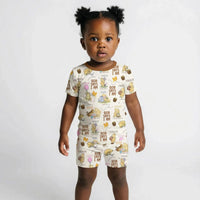 God Says I Am – Little Blessings Short Sleeve Shorts Pajama Set