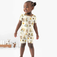 God Says I Am – Little Blessings Short Sleeve Shorts Pajama Set