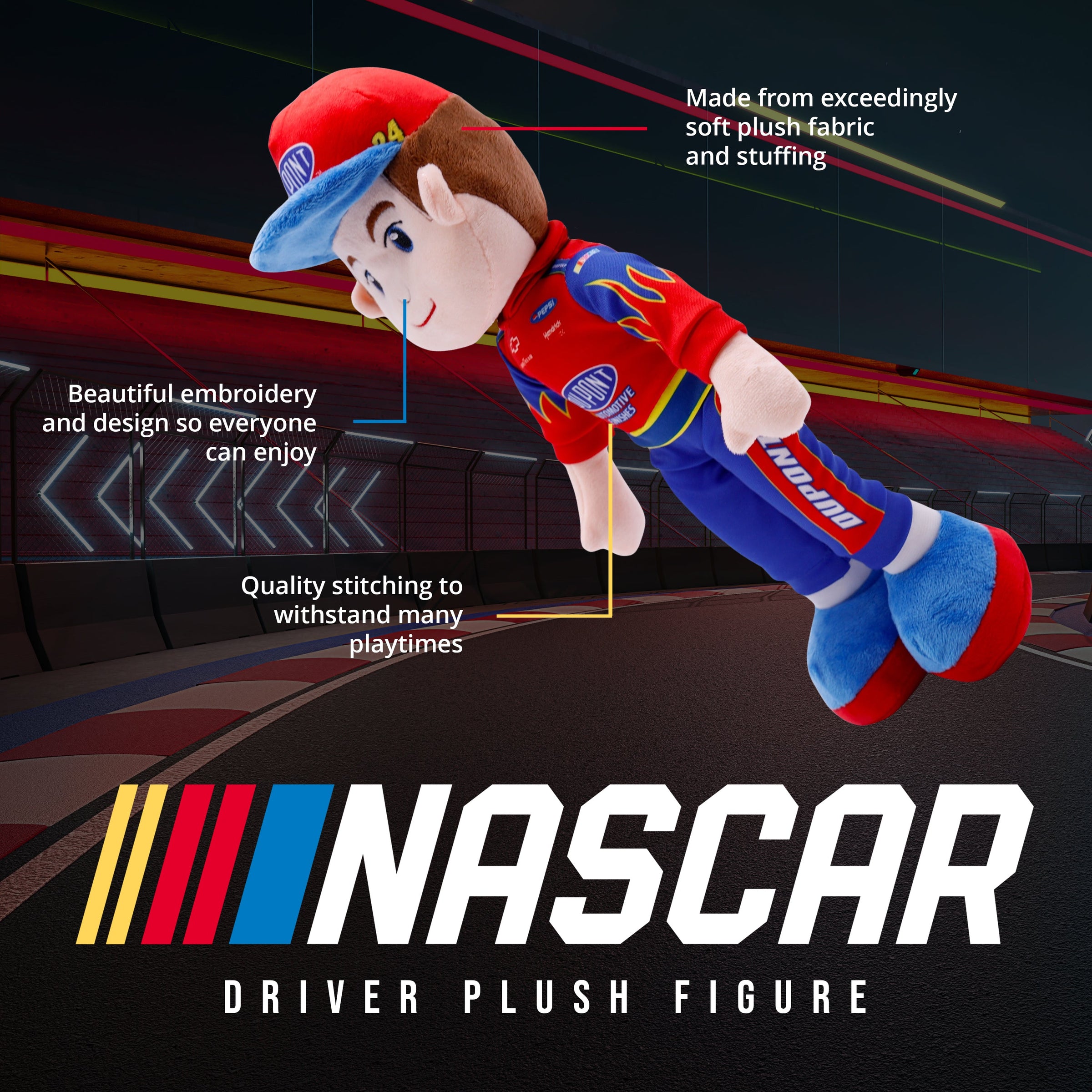 NASCAR | Hendrick Motorsports Jeff Gordon Dupont 14 Inch Plush Figure