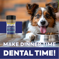 Lickable Dental Treat Powder - Prebiotic Dog and Cat Formula (Beef Liver or Salmon)