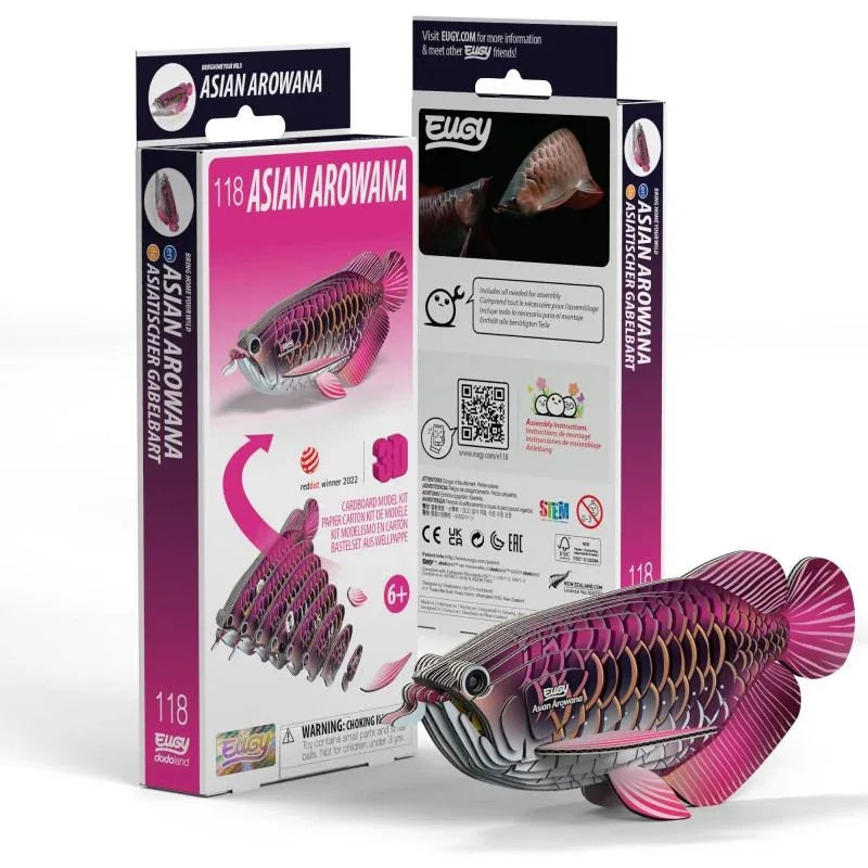 Asian Arowana 3D Cardboard Model Kit Eugy - BIG FRENCHIES