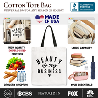 Beauty Is My Business Artist Tote Bag, Minimalist Salon Gift Shopper
