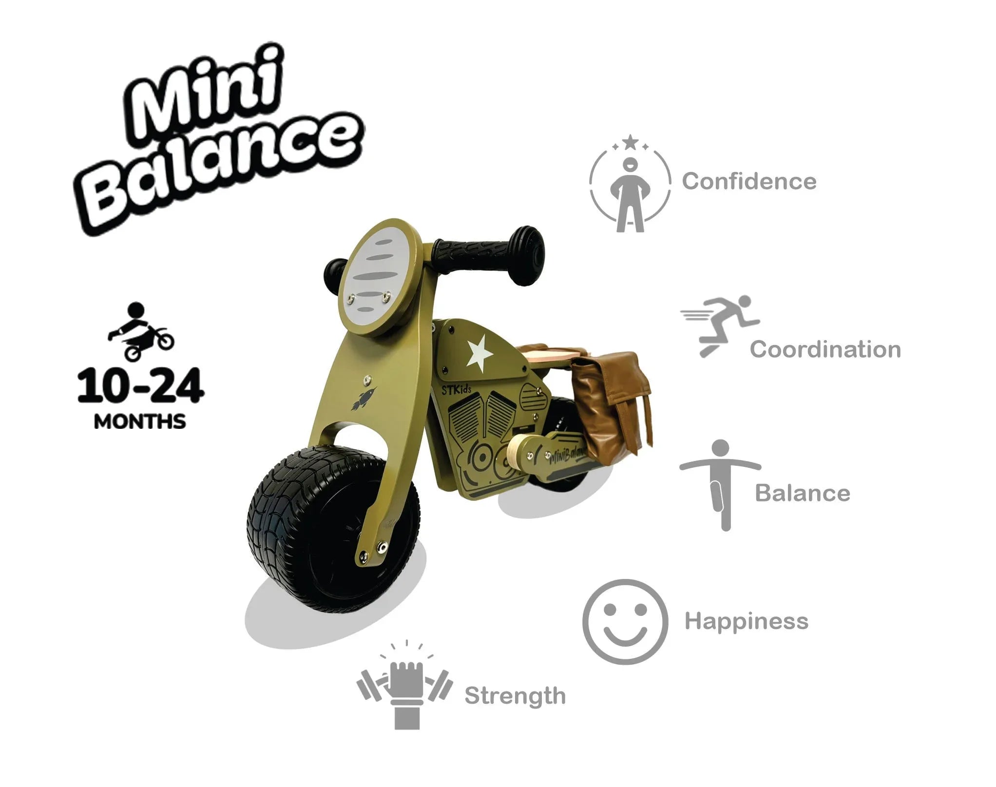 Baby Balance Bike MiniBalance CAP - BIG FRENCHIES