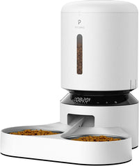 Automatic Cat Feeder with Timer, 6 Meals/Day, Freshness Lock & Low Food Sensor. Smart Dry Food Dispenser for Cats & Dogs - BIG FRENCHIES