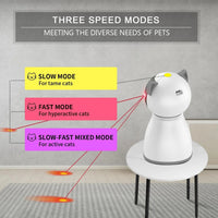 Automatic Cat Laser Toy – Motion-Activated, Rechargeable Interactive Indoor Pet Toy