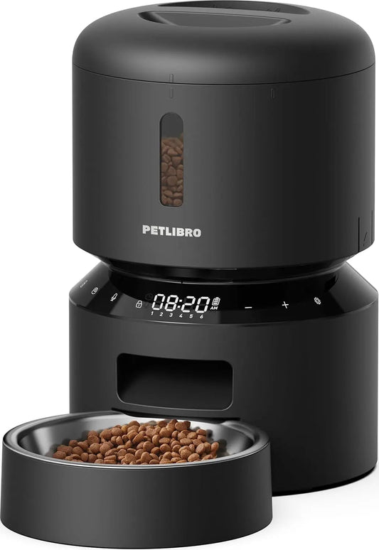 Automatic Pet Feeder 3L/5L with Camera, Timed Portions, Voice Call, Dual Power - BIG FRENCHIES