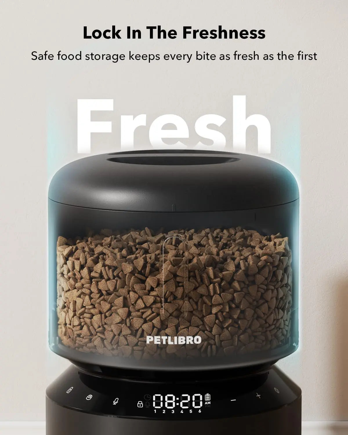 Automatic Pet Feeder 3L/5L with Camera, Timed Portions, Voice Call, Dual Power - BIG FRENCHIES