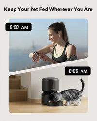Automatic Pet Feeder 3L/5L with Camera, Timed Portions, Voice Call, Dual Power - BIG FRENCHIES