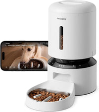 Automatic Pet Feeder 3L/5L with Camera, Timed Portions, Voice Call, Dual Power - BIG FRENCHIES
