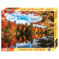 Autumn Lake 500 Piece Jigsaw Puzzle Springbok