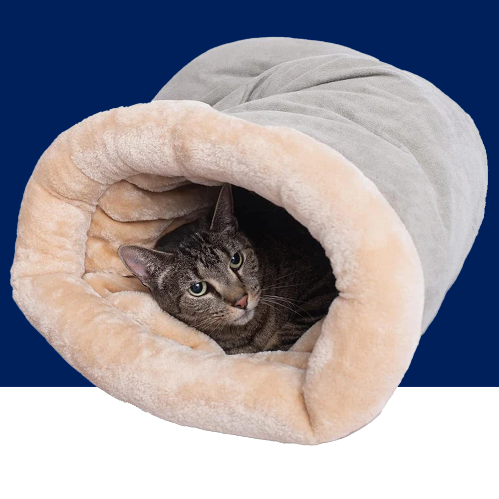Autumn & Winter Cat Sleeping Bag - Warm, Semi-Enclosed Nest - BIG FRENCHIES