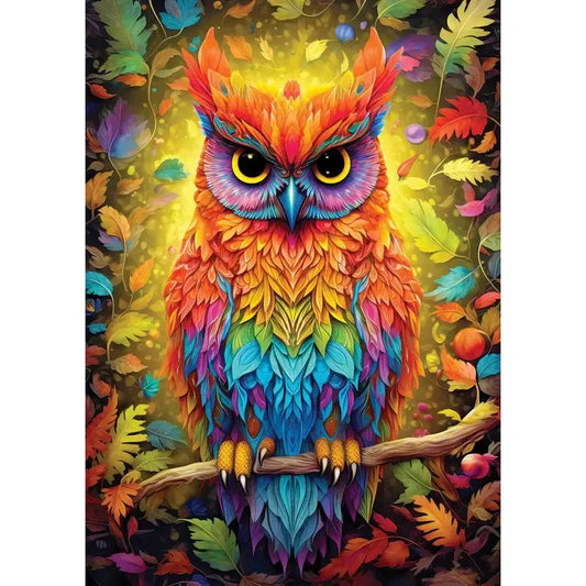 Autumnal Owl 1000 Piece Jigsaw Puzzle Enjoy