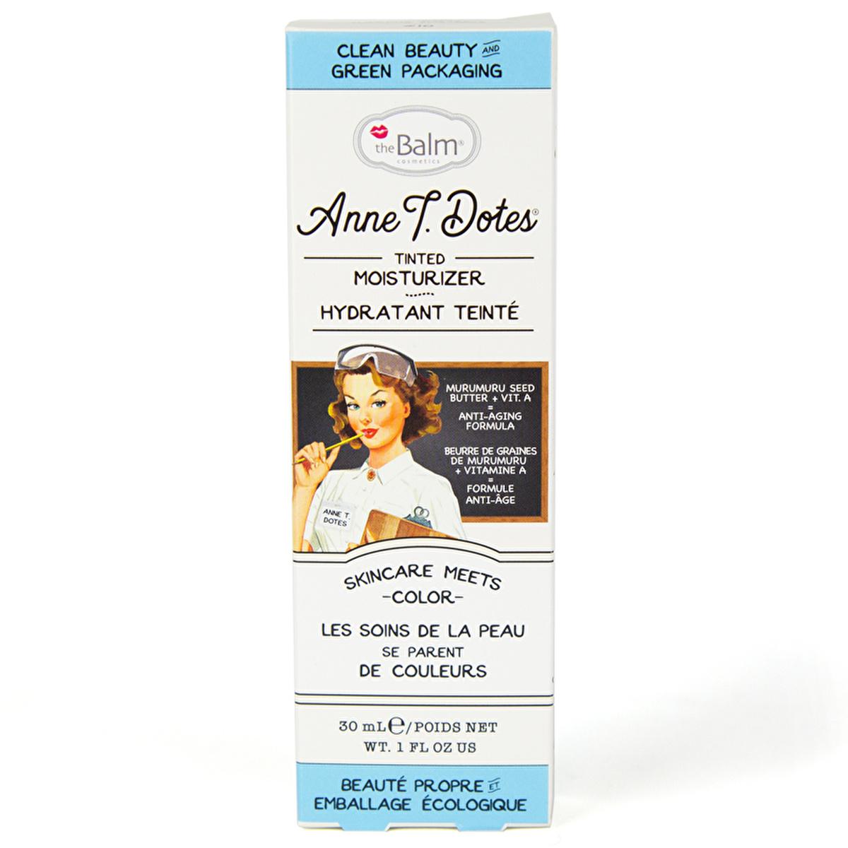 theBalm Anne T. Dotes Moisturizing Foundation - Hydrating, Medium Coverage Foundation with Organic Murumuru Oil
