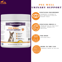 PiccardNaturePets Pee-Well Urinary Bladder Support Soft Chews for Dogs 60 Count