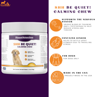PiccardNaturePets Shh Be Quiet! Calming Aid Dog Supplement 60 Count