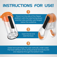 Flipper Feed Aquarium Feeding Kit for Flipper Cleaners