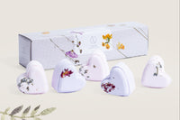 Valentine's Day best Bath Bombs Gift - Lavender  - a Set of 5 Heart Shaped Gift box