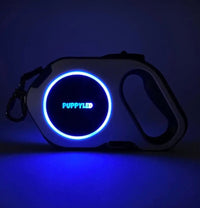 LED Retractable Dog Leash  W/Flashlight