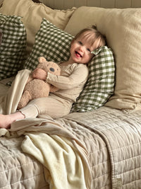 Oat Ribbed Toddler Blanket - BIG FRENCHIES