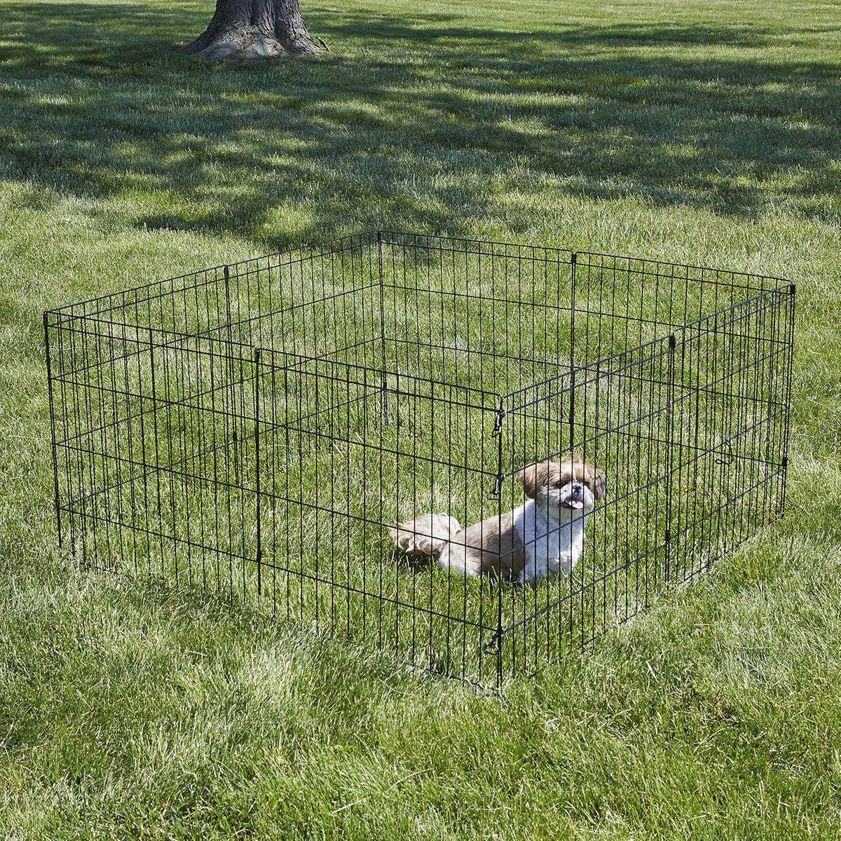 New World by MidWest 24-Inch Exercise Pen, No Door - Small Dog Pen: 24-Inch High - image 2