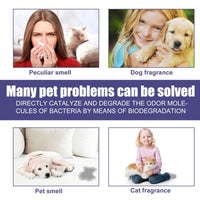 Pet Deodorant Spray for Cats and Dogs - Eliminates Odors, Urine Smell, Body Odor, and Feces Odor, Air Freshener Mist