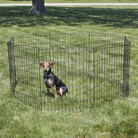 New World by MidWest 24-Inch Exercise Pen, No Door - Medium Dog Pen: 30-Inch High - image 2
