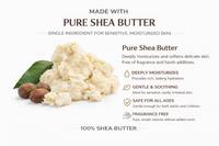 Pure Shea Butter Bar Soap – Fragrance-Free, Gentle & Moisturizing
