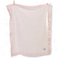 Classic Satin Border Blanket - Pink - BIG FRENCHIES