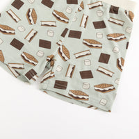 S'more to Love (Short PJ Set) - Blue - BIG FRENCHIES