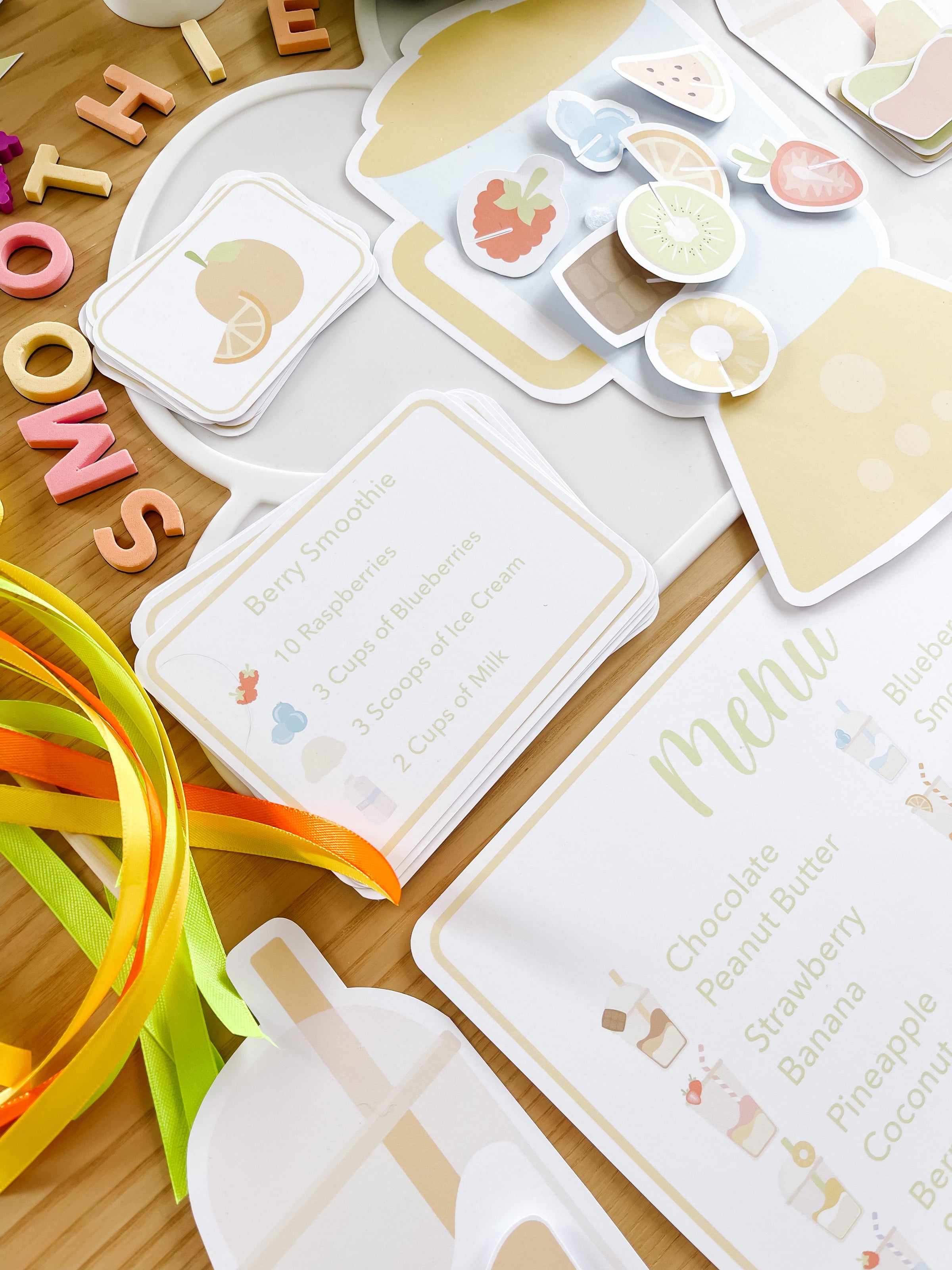 Smoothie Shop Dramatic Play Kit