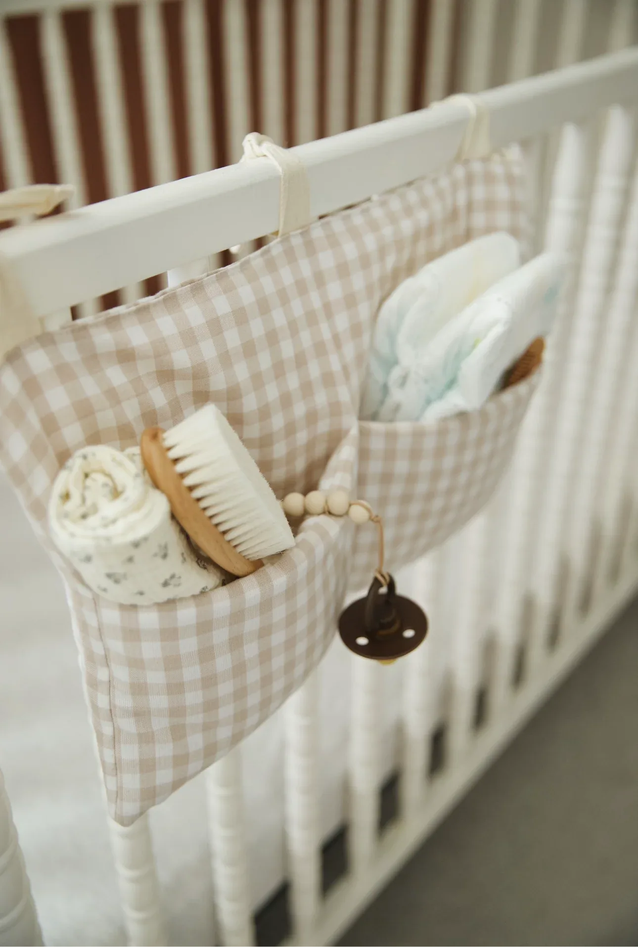 Haven Baby Crib Diaper Caddy Storage Organizer Nursery Room - BIG FRENCHIES