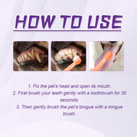Pet Toothbrush For Dogs, Pet Oral Cleaning Dental Stains Dental Health Care