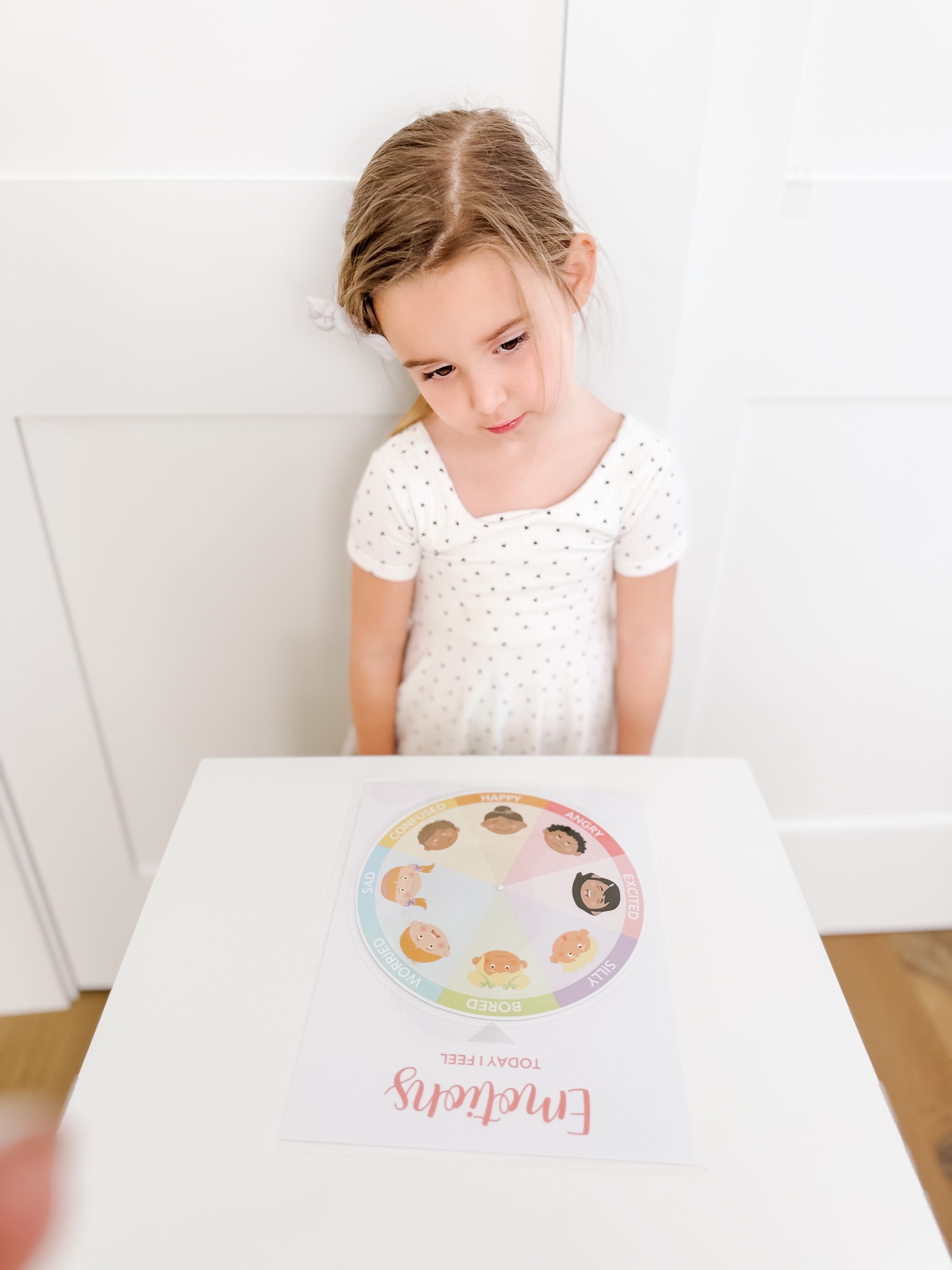 Learning Wheel Spinner Printable Dramatic Play