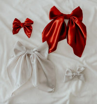 Ivorie Holiday Luxury Large Bow Clip - BIG FRENCHIES