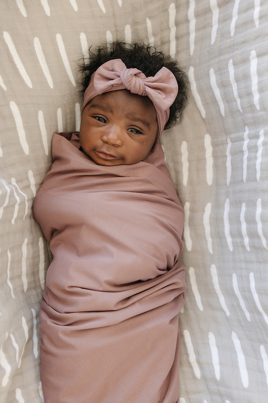 Dusty Rose Bamboo Head Wrap - BIG FRENCHIES