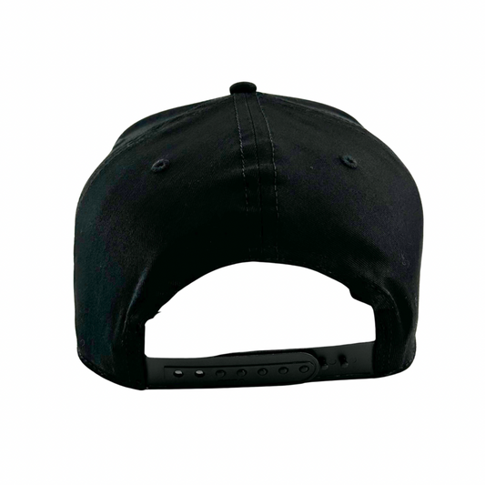 Lightweights Podcast Official Merch Black/Black Puff SnapBack Hat Custom Embroidered
