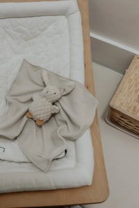 Coco Ivory Waffle Knit Blanket - BIG FRENCHIES