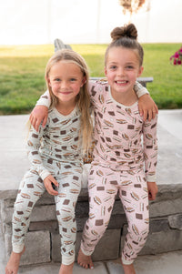 S'more to Love (Long Sleeve PJ) - Blue - BIG FRENCHIES