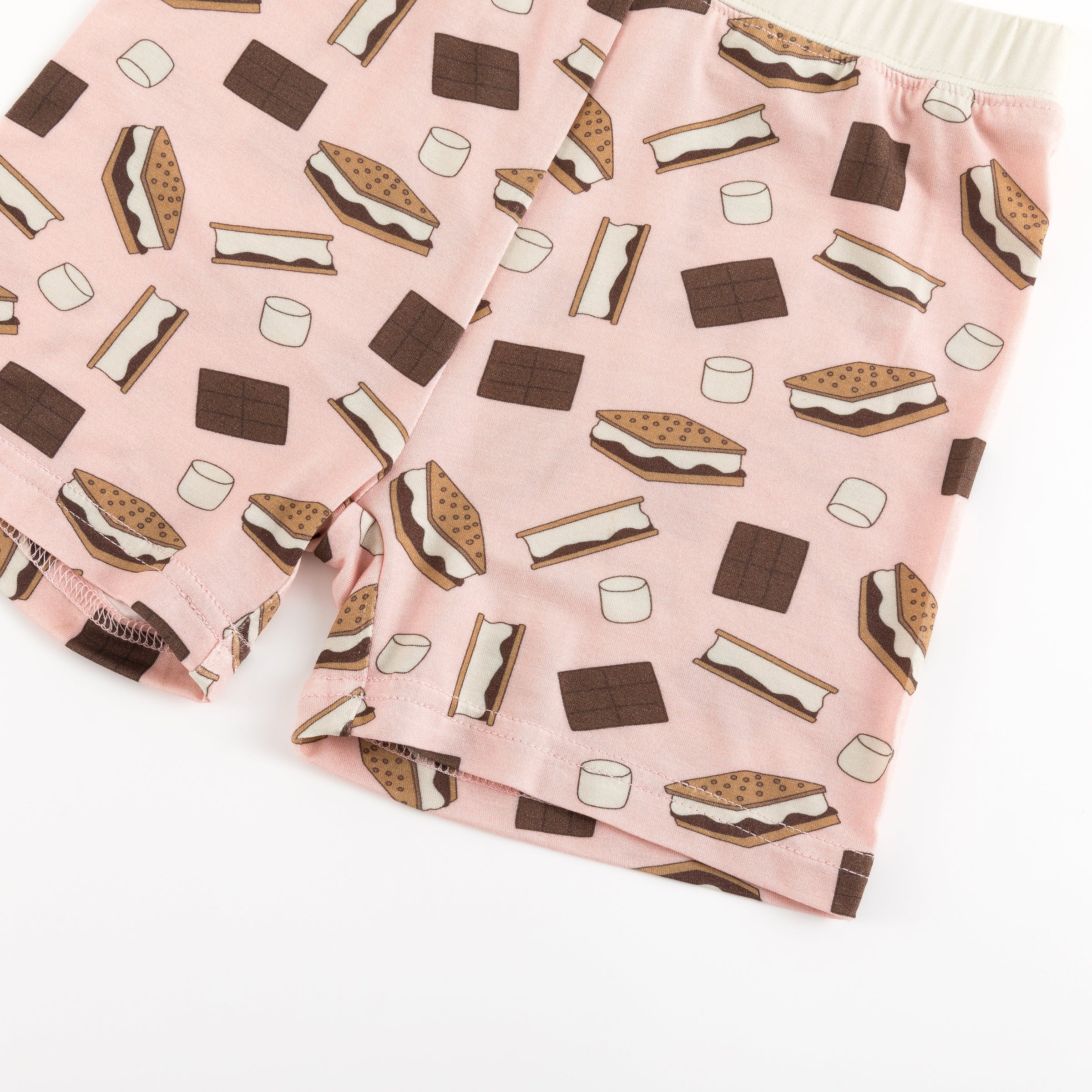 S'more to Love (Short PJ Set) - Pink - BIG FRENCHIES