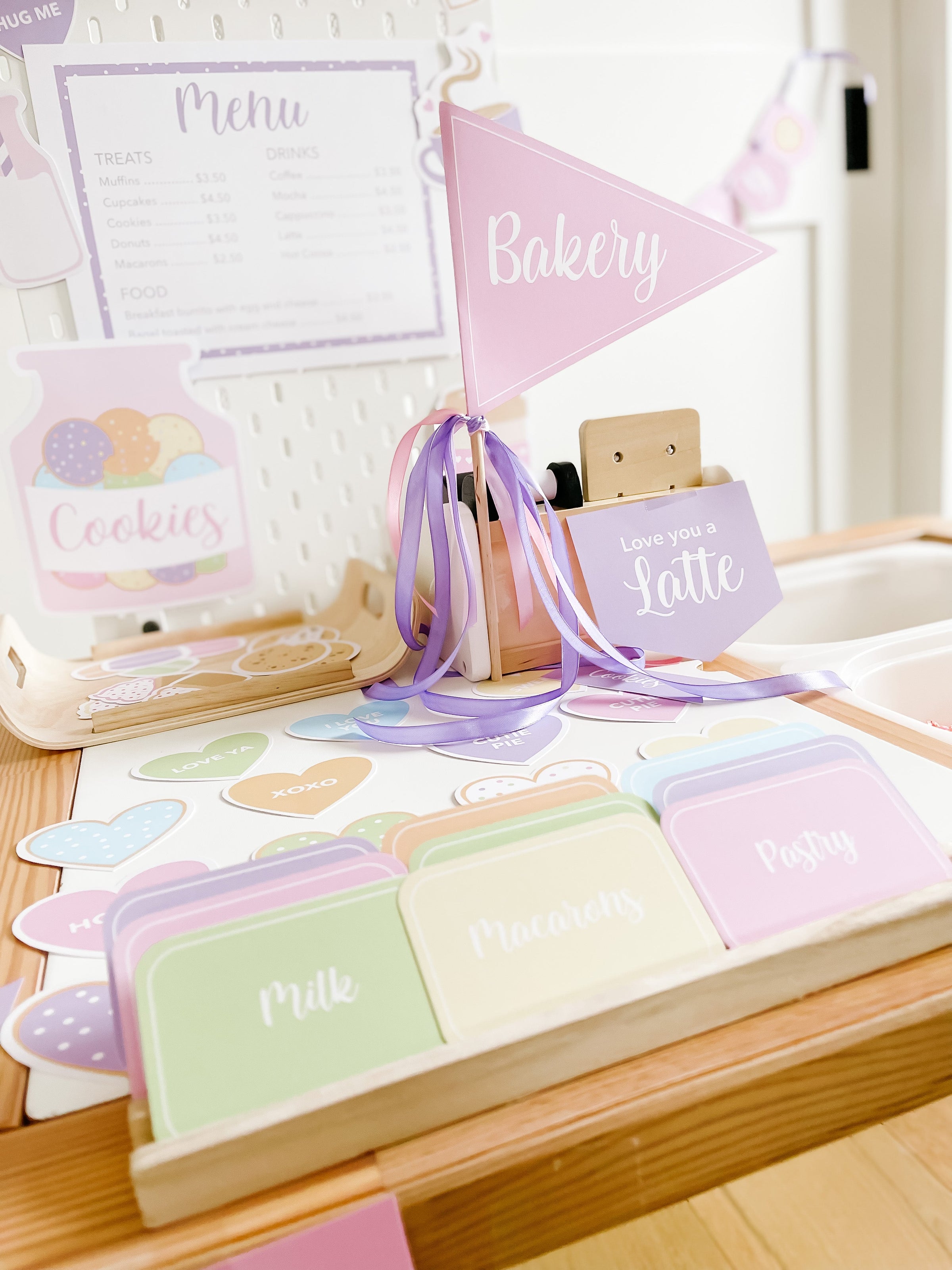 Sweet Heart Bakery Printable Dramatic Play