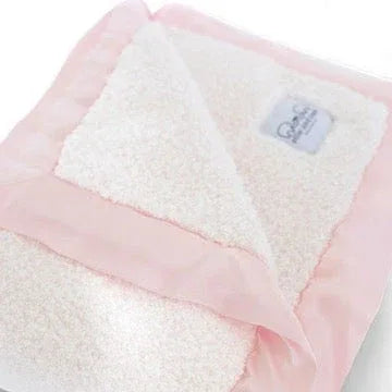 Classic Satin Border Blanket - Pink - BIG FRENCHIES