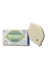 Mustela Baby Cleansing Bar - Gentle, Natural, and Chemical-Free for Children Over 3 Years Old