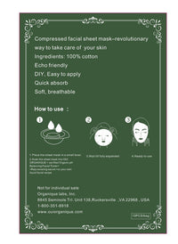 Natural Compressed facial mask DIY Sheet mask - BIG FRENCHIES