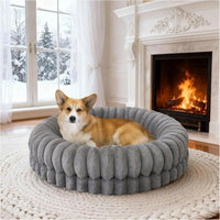 BALANCE Luxury Donut Dog Bed | Orthopedic Calming Round Bed (Washable)