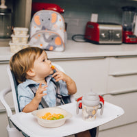 Primo Passi - Bamboo Fiber, Kids Square Bowl, Little Elephant