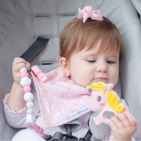 Primo Passi Bandana Bib, Hearts & Bows