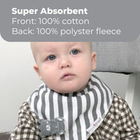 Primo Passi Bandana Bibs, Elephant Stripes