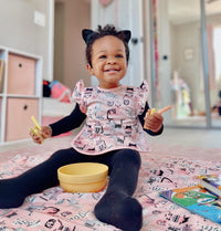 Kitty Splash Mat - A Waterproof Catch-All for Highchair Spills and More!